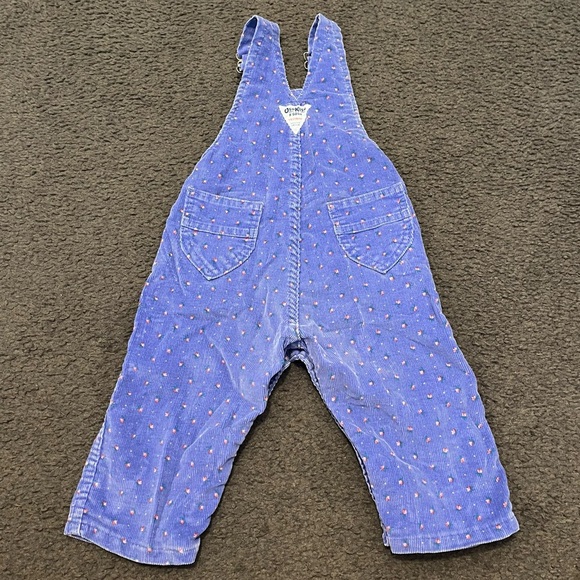 Vintage OshKosh B’Gosh Corduroy Floral Overalls - Picture 6 of 7